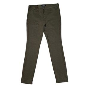 Talbots Women’s 8 Lexington Ponte Ankle Pants Olive Green